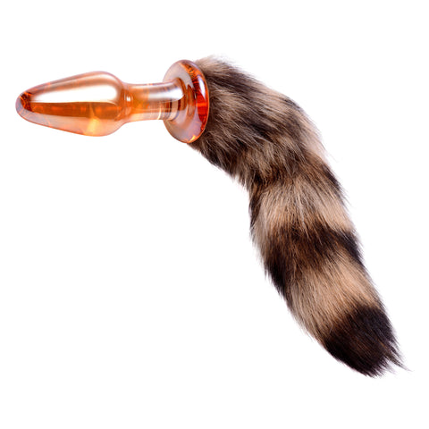 Fox Tail Glass Anal Plug