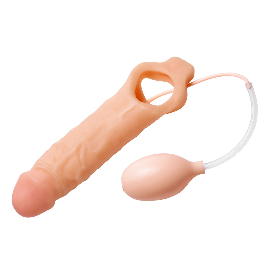 Realistic Ejaculating Penis Enlargement Sheath- Packaged