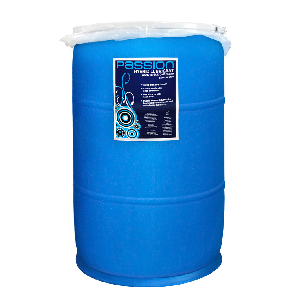 Passion Water and Silicone Blend Hybrid Lubricant - 55 Gallon