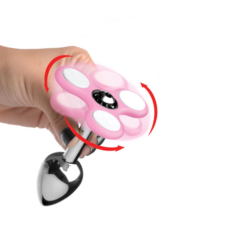 Light Up Fidget Spinner Anal Plug