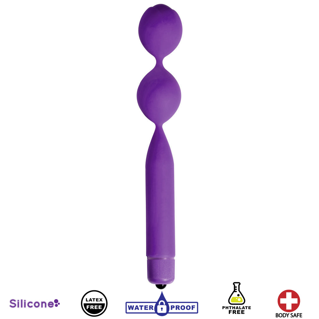 Double Vibrating Silicone Kegel Weight