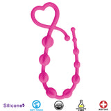 Hearts n Spurs Silicone Anal Beads