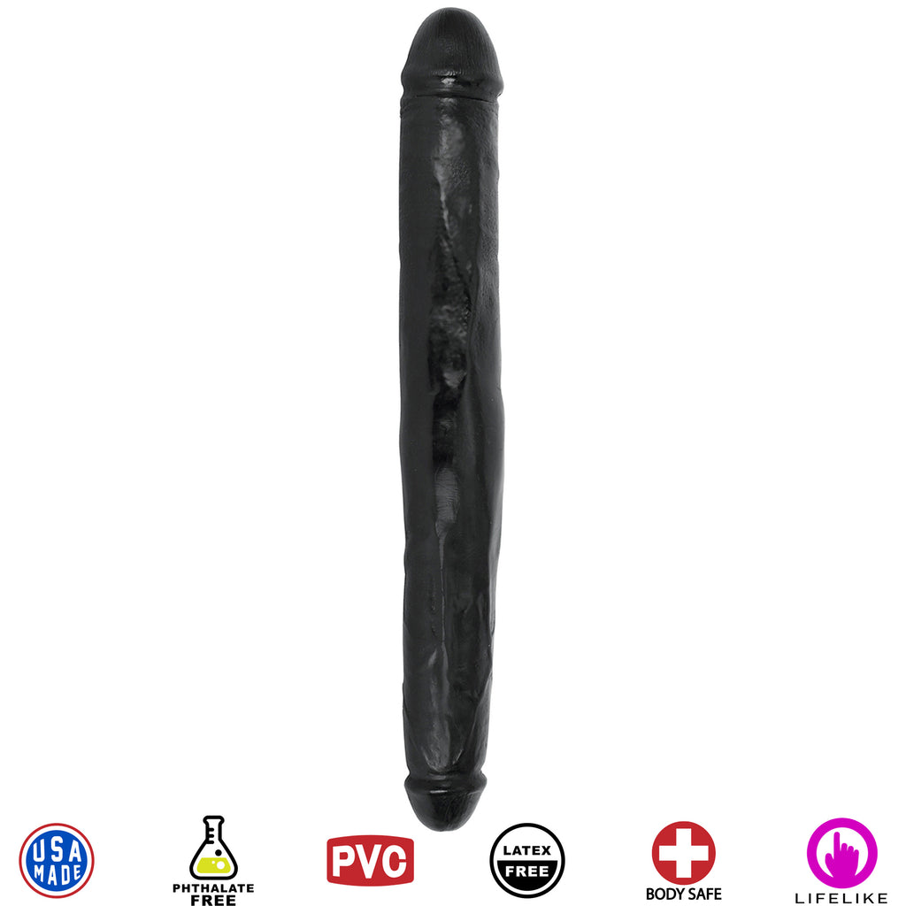 JOCK 18 Inch Tapered Double Dong Flesh