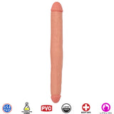 JOCK 18 Inch Tapered Double Dong Flesh